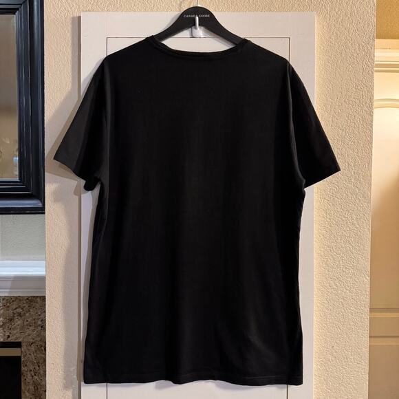 Alexander McQueen Split Skull Men’s T-Shirt Black Made in Italy Cotton Size XXL - Picture 7 of 10